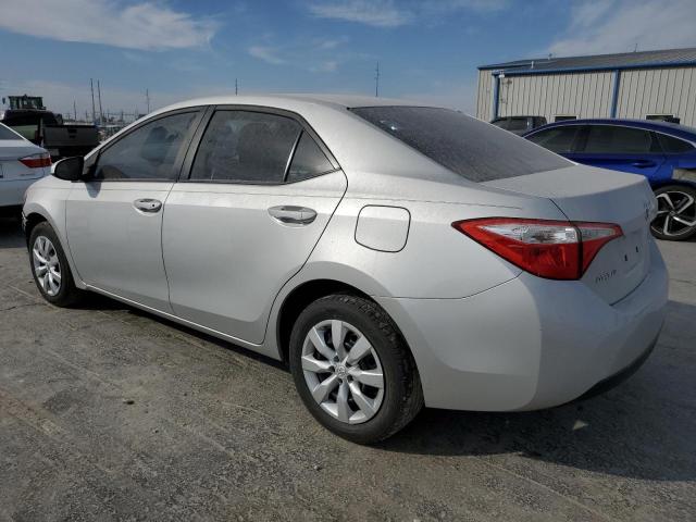 5YFBURHE7GP378267 - 2016 TOYOTA COROLLA L SILVER photo 2