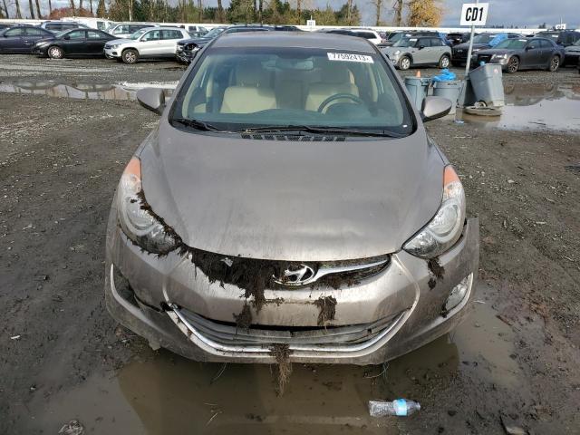 5NPDH4AE5DH453339 - 2013 HYUNDAI ELANTRA GLS TAN photo 5