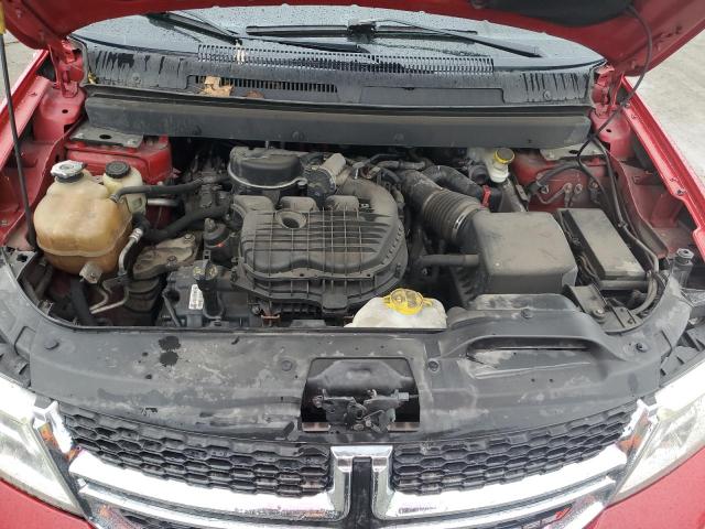 3C4PDCBGXDT601665 - 2013 DODGE JOURNEY SXT RED photo 11