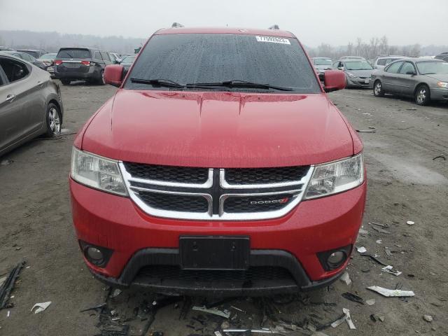 3C4PDCBGXDT601665 - 2013 DODGE JOURNEY SXT RED photo 5