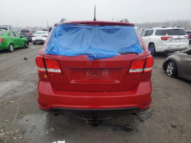 3C4PDCBGXDT601665 - 2013 DODGE JOURNEY SXT RED photo 6