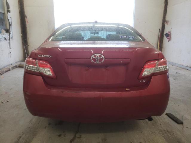 4T1BF3EKXAU037615 - 2010 TOYOTA CAMRY BASE RED photo 6