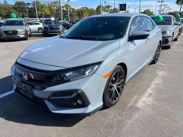 SHHFK7H47MU224022 - 2021 HONDA CIVIC SPORT ნაცრისფერი ფოტო 2