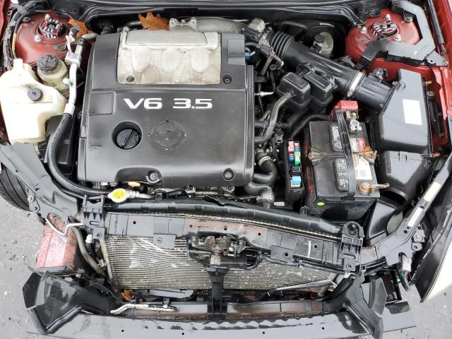 1N4BA41E77C833932 - 2007 NISSAN MAXIMA SE RED photo 11