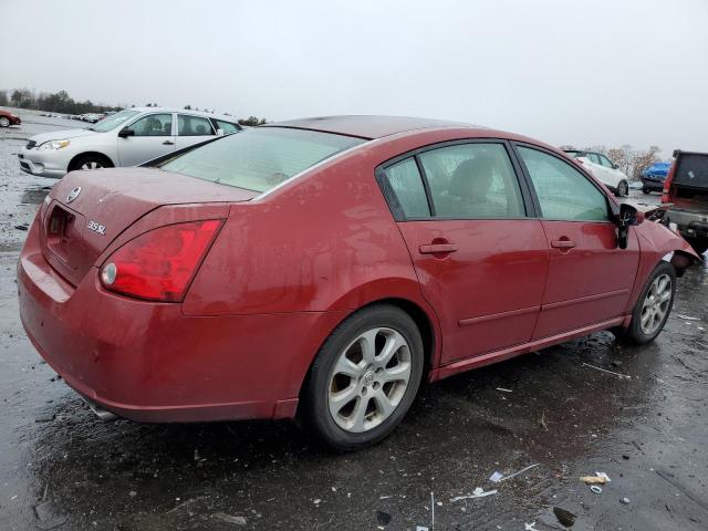 1N4BA41E77C833932 - 2007 NISSAN MAXIMA SE RED photo 3