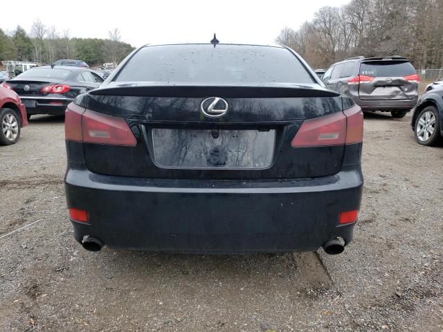 JTHBK262572026288 - 2007 LEXUS IS 250 BLACK photo 6