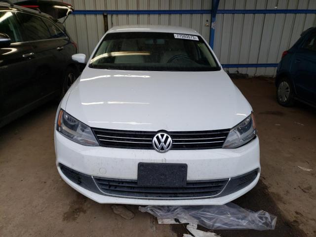 3VWLL7AJ1EM416015 - 2014 VOLKSWAGEN JETTA TDI WHITE photo 5