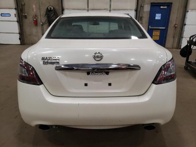 1N4AA5AP8EC438089 - 2014 NISSAN MAXIMA S WHITE photo 6