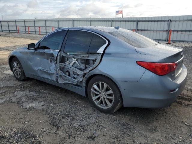 JN1BV7ARXEM690620 - 2014 INFINITI Q50 BASE GRAY photo 2