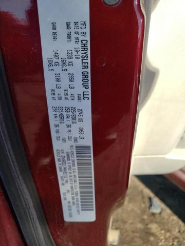 2A4RR5D17AR492119 - 2010 CHRYSLER TOWN & COU TOURING 红色 照片 13