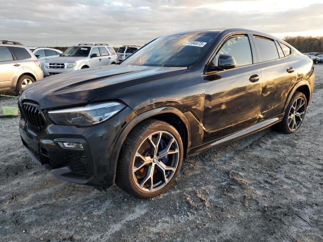 5UXCY8C01M9G11139 - 2021 BMW X6 M50I BLACK photo 1