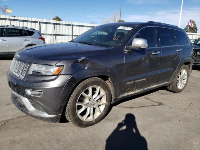 1C4RJFJTXEC439292 - 2014 JEEP GRAND CHER SUMMIT ნაცრისფერი ფოტო 1