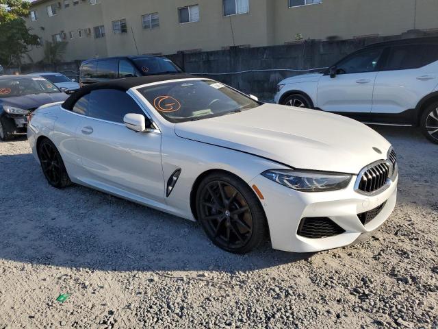 WBAFY4C56KBX38844 - 2019 BMW M850XI WHITE photo 4