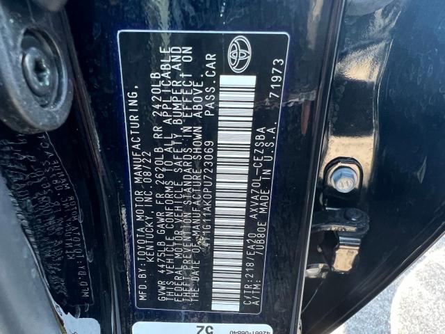 4T1G11AK0PU723069 - 2023 TOYOTA CAMRY SE NIGHT SHADE BLACK photo 10