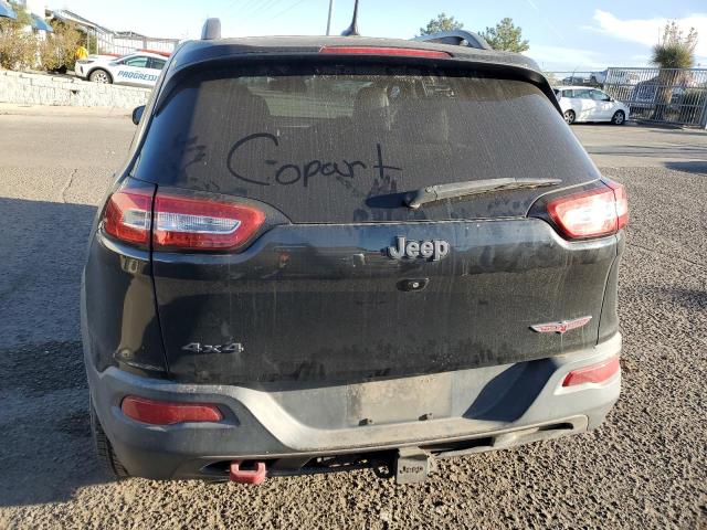 1C4PJMBS5FW509931 - 2015 JEEP CHEROKEE TRAILHAWK BLACK photo 6