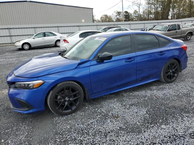 2HGFE2F54NH540126 - 2022 HONDA CIVIC SPORT 蓝色 照片 1