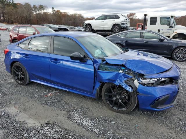 2HGFE2F54NH540126 - 2022 HONDA CIVIC SPORT 蓝色 照片 4
