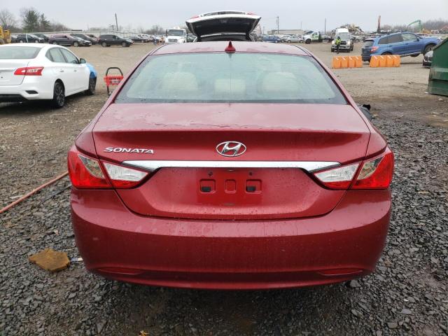 5NPEB4AC0DH769056 - 2013 HYUNDAI SONATA GLS BURGUNDY photo 6