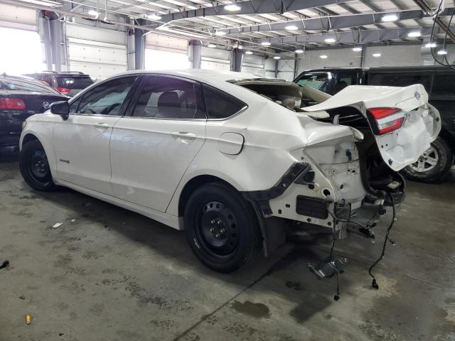 3FA6P0LU7KR263776 - 2019 FORD FUSION SE WHITE photo 2