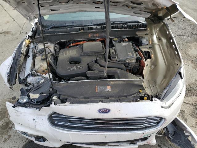 3FA6P0PU8FR128693 - 2015 FORD FUSION SE PHEV WHITE photo 11