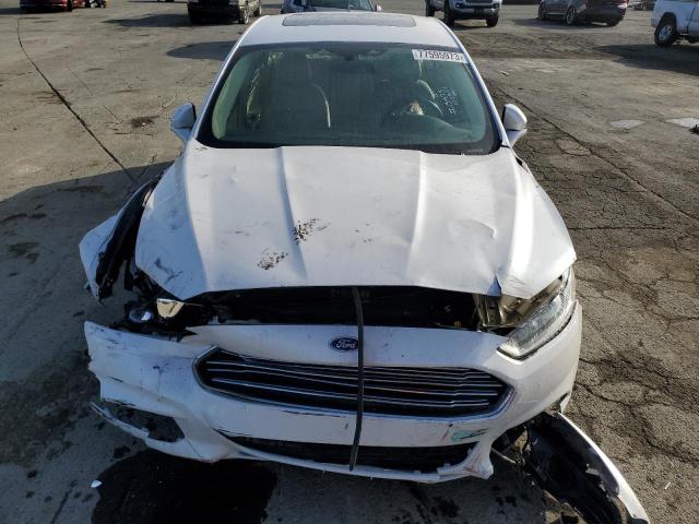 3FA6P0PU8FR128693 - 2015 FORD FUSION SE PHEV WHITE photo 5