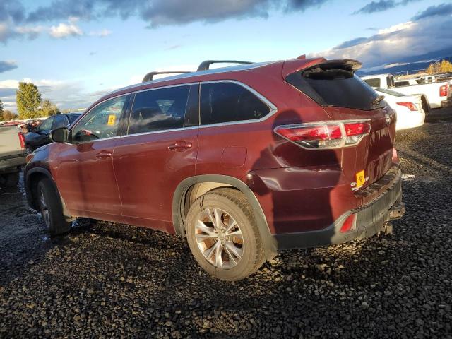 5TDJKRFH1FS155162 - 2015 TOYOTA HIGHLANDER XLE Qırmızı foto 2
