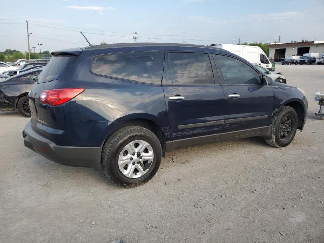 1GNKRFED4CJ175290 - 2012 CHEVROLET TRAVERSE LS BLUE photo 3