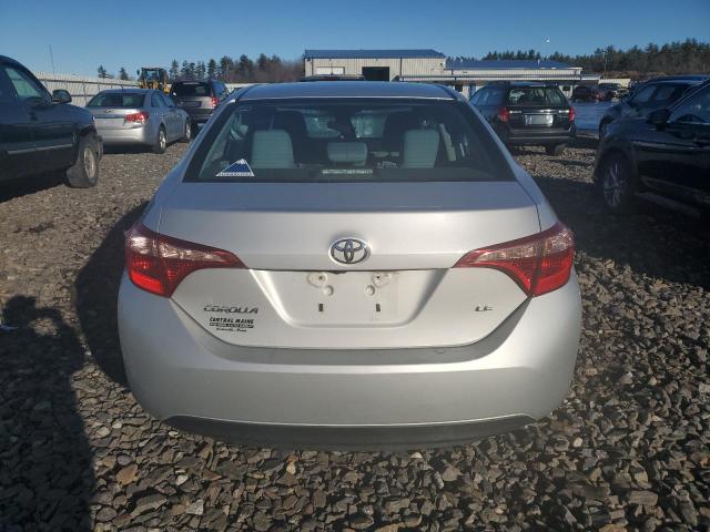 2T1BURHE7HC879242 - 2017 TOYOTA COROLLA L SILVER photo 6