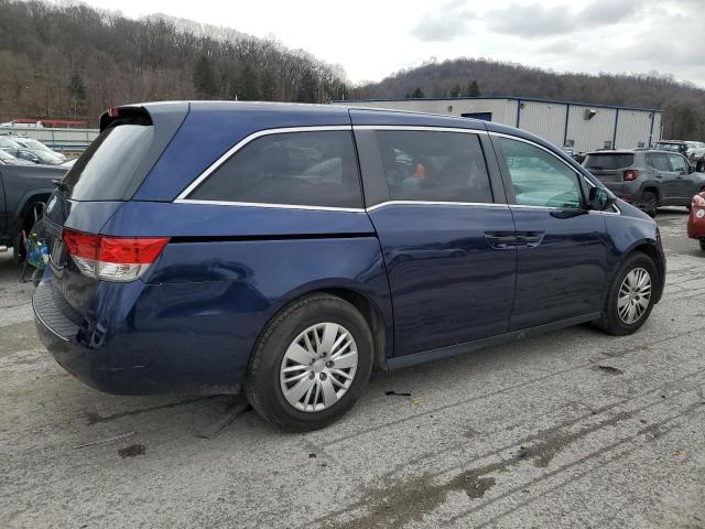 5FNRL5H26HB017089 - 2017 HONDA ODYSSEY LX BLUE photo 3