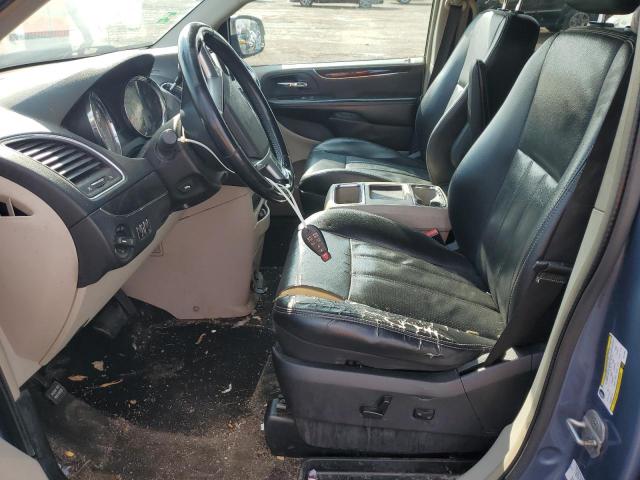 2C4RC1CG5CR210892 - 2012 CHRYSLER TOWN & COU TOURING L BLUE photo 7