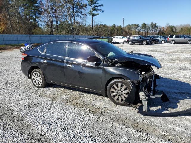 3N1AB7AP3FY266939 - 2015 NISSAN SENTRA S BLACK photo 4