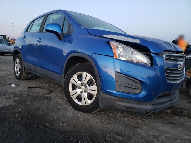 KL7CJKSB2GB721727 - 2016 CHEVROLET TRAX LS BLUE photo 4