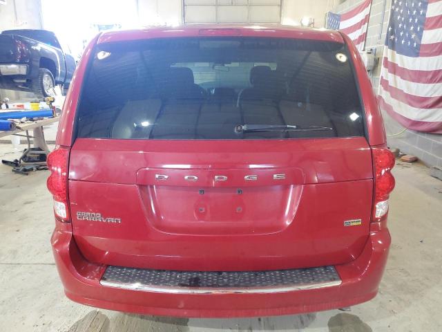 2C4RDGBG4CR328790 - 2012 DODGE GRAND CARA SE RED photo 6