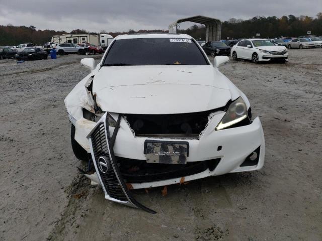 JTHCF5C26D5062838 - 2013 LEXUS IS 250 WHITE photo 5