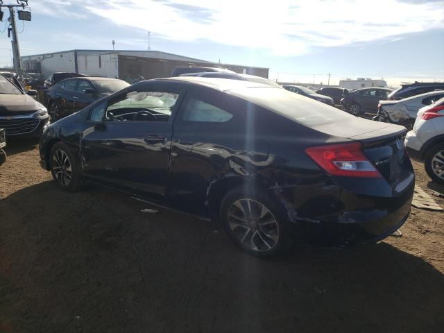 2HGFG3B08DH504576 - 2013 HONDA CIVIC EXL BLACK photo 2