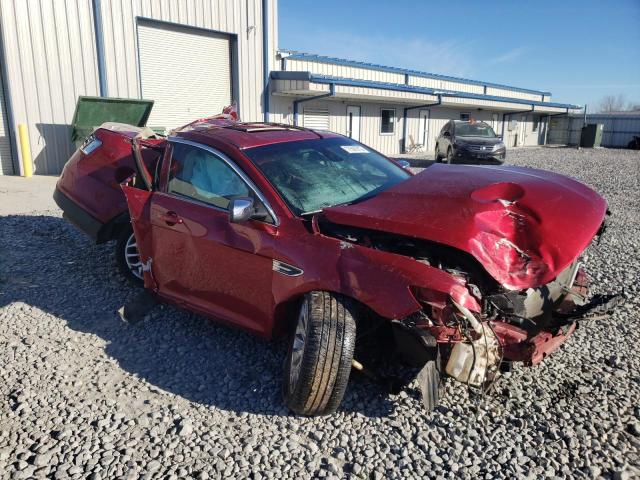 1FAHP2F86HG124063 - 2017 FORD TAURUS LIMITED RED photo 4