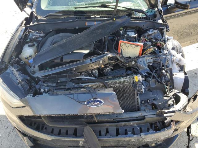 3FA6P0HDXJR174873 - 2018 FORD FUSION SE GRAY photo 11