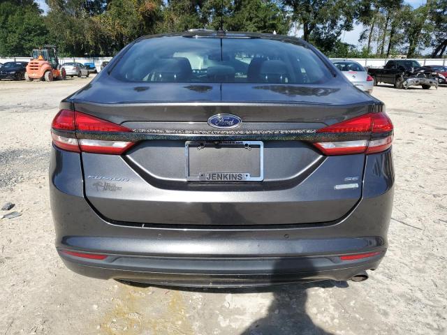 3FA6P0HDXJR174873 - 2018 FORD FUSION SE GRAY photo 6