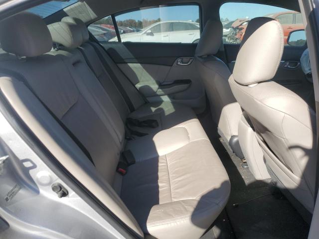 19XFB2F96DE256677 - 2013 HONDA CIVIC EXL ვერცხლისფერი ფოტო 10