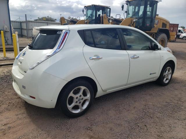 JN1AZ0CPXBT005584 - 2011 NISSAN LEAF SV WHITE photo 3