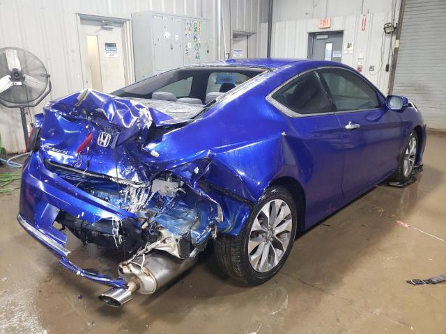 1HGCT1B81DA009305 - 2013 HONDA ACCORD EXL BLUE photo 3