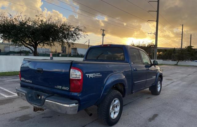 5TBDT44116S533332 - 2006 TOYOTA TUNDRA DOUBLE CAB SR5 BLUE photo 4