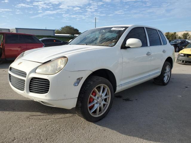 WP1AC29P94LA93384 - 2004 PORSCHE CAYENNE TURBO WHITE photo 1