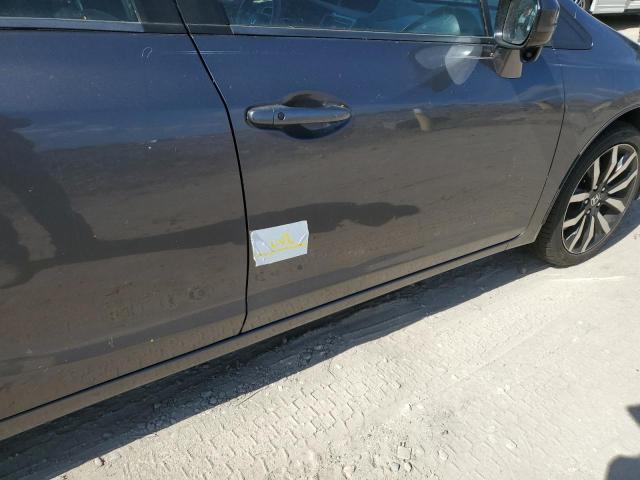 19XFB2F95FE081194 - 2015 HONDA CIVIC EXL ნაცრისფერი ფოტო 12