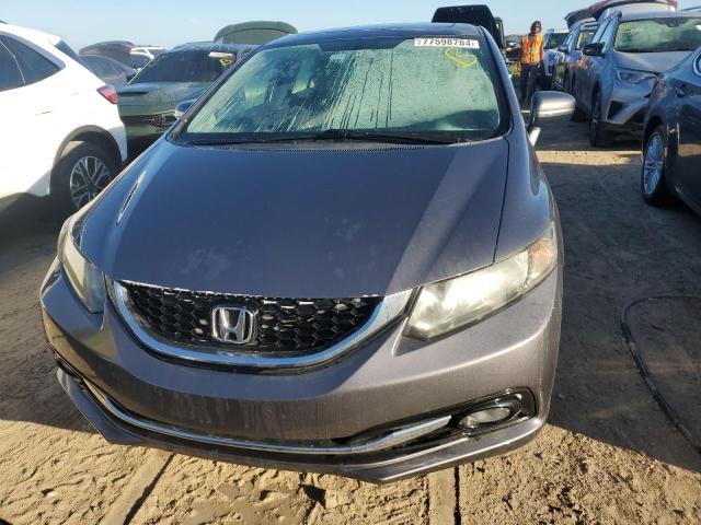 19XFB2F95FE081194 - 2015 HONDA CIVIC EXL ნაცრისფერი ფოტო 5