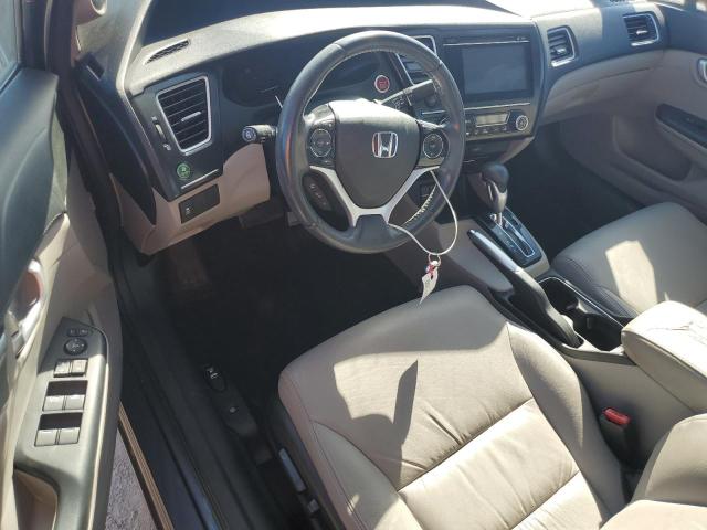 19XFB2F95FE081194 - 2015 HONDA CIVIC EXL ნაცრისფერი ფოტო 8