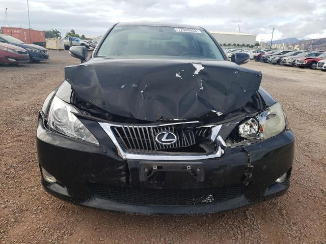 JTHBK262595104506 - 2009 LEXUS IS 250 BLACK photo 5