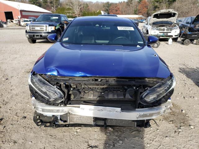 1HGCV2F36KA021123 - 2019 HONDA ACCORD SPORT BLUE photo 5