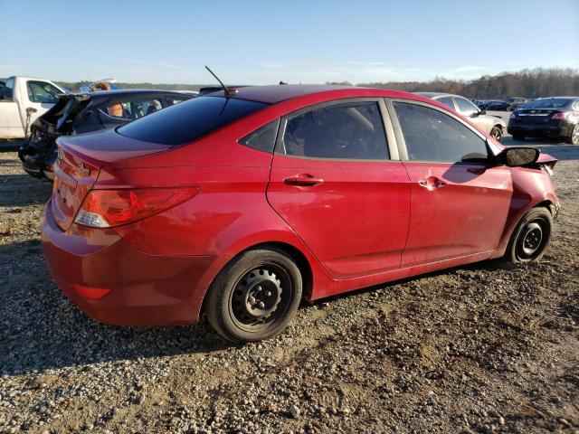 KMHCT4AEXDU303853 - 2013 HYUNDAI ACCENT GLS RED photo 3