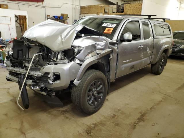 3TYSZ5ANXNT059717 - 2022 TOYOTA TACOMA ACCESS CAB SILVER photo 1